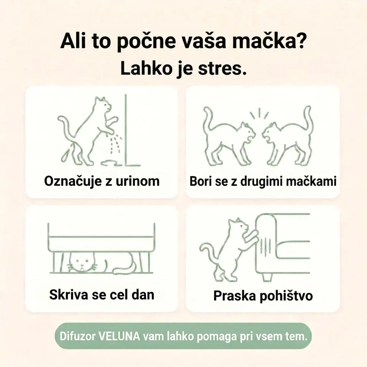Veluna Feromonski Difuzor za Mačke
