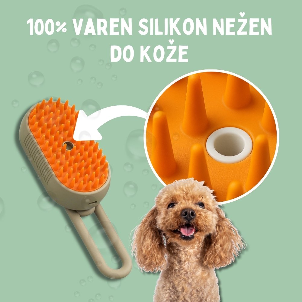Veluna Steam Brush Za Pse