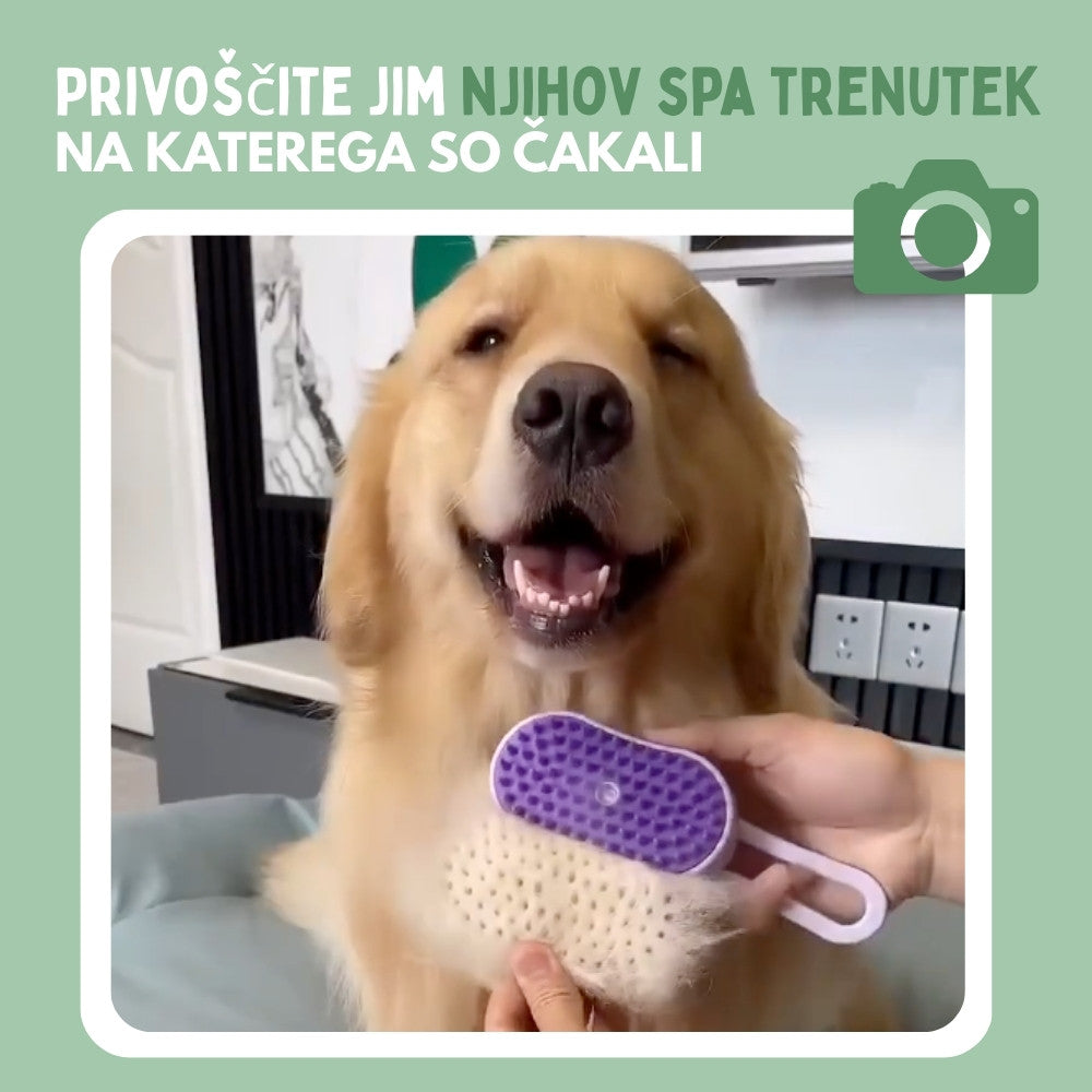Veluna Steam Brush Za Pse