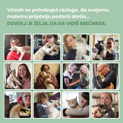 Interaktivna igrača za mačke s perjem, viseča in elastična